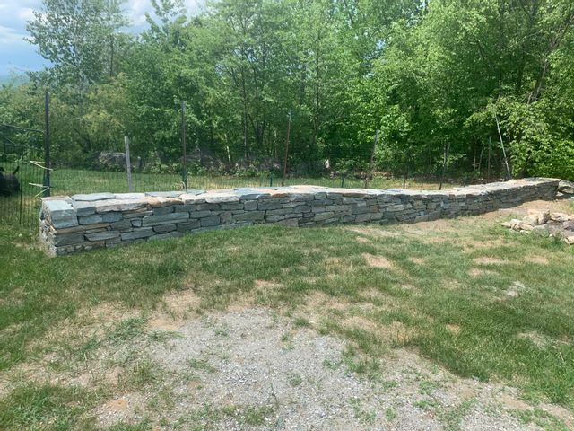Freestanding Stone Wall
